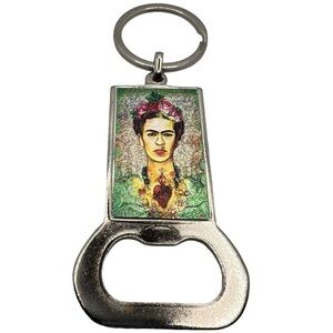 FRIDA KAHLO Portrait Bottle Opener Keychain